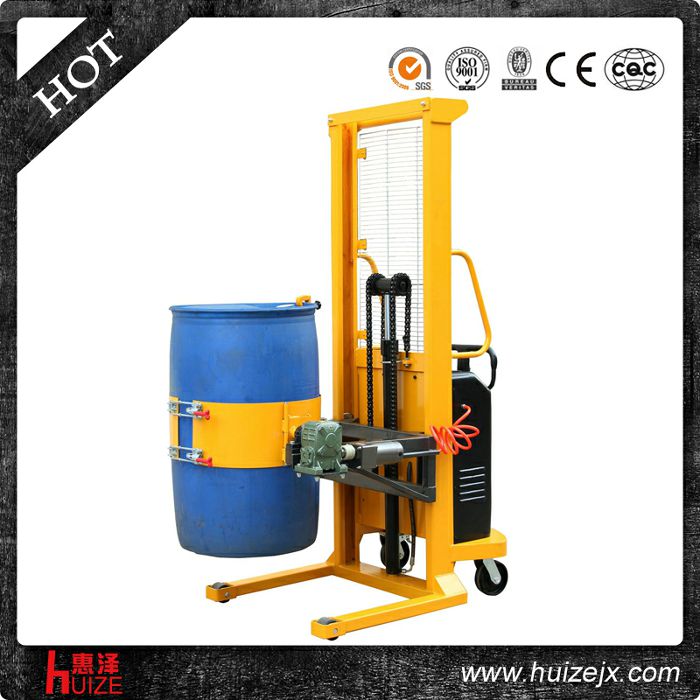 HZYL500A半電動多功能油桶車（單門架，夾塑桶）